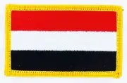 YEMEN YEMENI FLAG PATCHES backpack PATCH BADGE IRON ON NEW EMBROIDERED