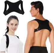 Posture Corrector for man and Women, Breathable Back Brace Posture, Adjustable Back Support Brace, Back Straightener Posture Corrector, Relief for Neck, Shoulder Pain (L(Weight:60kg - 80kg))