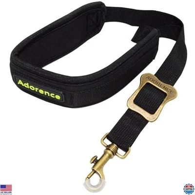 Adjustable Saxophone Neck Strap with Metal Snap & Neck Pad for Alto/Tenor