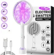 STORMHERO Electric Fly Swatter Zapper, Mosquito Swatter Racket Bug Zapper, USB R