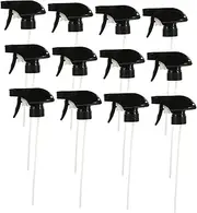HIAKDOFT 12Pcs Water Sprayer Nozzle Replacement Kit Durable Spray Bottle Heads for Cleaning Essential Oils More Flexible Design for Even Mist Distribution