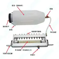 在飛比找蝦皮購物優惠-沖床自動給油機雙面給油機滴油器沖床材料可調式給油器純羊毛輪💕