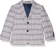 [Isaac Mizrahi] Boys' Linen Multi-Plaid Blazer