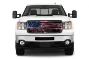 GrilleAdz® 2011-2014 GMC SIERRA 2500/3500 SMOKEY FLAG Bug Screen BS-901-23-SF