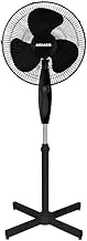 Heller 40cm Pedestal Oscillating Floor Fan/Tilt/Air Cooling 3 Speed w/Remote BK