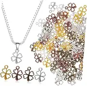 [Operitacx] Lucky Keychain Charm Four Leaf Pendant Women's Jewelry Luck Charms for Crafts