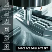 30Pcs PCB Drill Bits Set 0.1mm-3.0mm Wear-Resistant Micro Twist Drill Bits guSLW