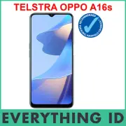 TELSTRA OPPO A16s 4G 4GX 64GB BLACK 6.52" SCREEN ANDROID BLUE TICK MOBILE PHONE