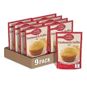 Betty Crocker Cornbread and Muffin Baking Mix 6.5 oz. Pack of 9