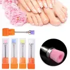 5pcs Nail Polish Grind Drill Clean Brush Head For Electric Nail Dust Remover MGR