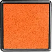 Ink Pads Finger Painting Water-Based Inkpad Scrapbook Rubber Art Printing Mud DIY Accessories Decoration Handcrafted, Orange