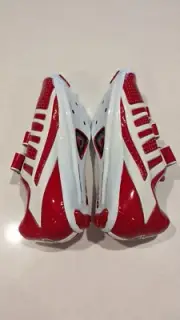 Pearl Izumi Carbon Octane SL Road Shoes White/Red 45.5 Superlight 245g