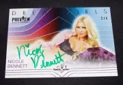 2016 Benchwarmer NICOLE BENNETT Dreamgirls #61 PREVIEW Green Foil Auto/4 ZOHAN