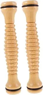 PACKOVE 2Pcs Massage Roller for Leg Muscle Relief and Yoga Stretching Custom Design Massage Stick for Muscle Relaxation