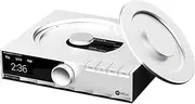 SMSL PL200 MQA CD Player DAC AK4499EX Chip USB Bluetooth 5.1 Headphone Amplifier Supports 32bit/768kHz DSD512 USB/CD Player Input Fully Balanced Decoding DAC Preamp,with Remote Control (Silver)