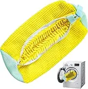 Shoe Washing Bag Laundry Shoe Cleaning Bag Shoe Bag for Washing Machine Trainer Sneaker Wash Bag Reusable with Zipper (1PC)