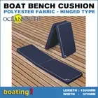 Boat Bench Seat Cushion/Deck Cushion 1500 x 370mm High Quality Polyester Fabric