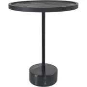 Renwil TA513 Samba 21 X 18 inch Black with Black Marble Side Table