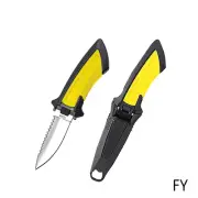 Tusa Mini Knife Point Tip Blade, Flash Yellow