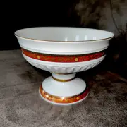 NEW T. Limoges Juno Casa Elite BACCHUS GOD OF WINE Pedestal Bowl Fine Porcelain