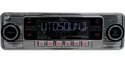 Custom AutoSound USA-4 In Dash AM/FM/CD MP3 with Bluetooth Chrome
