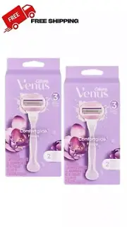 2PK Gillette Venus ComfortGlide Freesia Razor 4 Blade Refills (2x2PK) - New