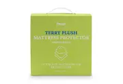 KING SINGLE MATTRESS PROTECTOR Plush Terry Mattress Protector