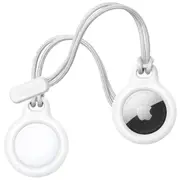 Apple AirTag Lanyard Case Protector Cover White
