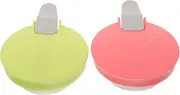 Ciieeo 2Pcs Compact Plastic Water Jug Lid Multi Function Pitcher Lid for Beverages Efficiently Prevents Contamination High Temperature Resistant Convenient Replacement