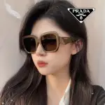 【PRADA 普拉達】亞洲版 時尚太陽眼鏡 3D立體設計鏡臂 PR 28ZSF 深咖啡框抗UV深茶鏡片 公司貨