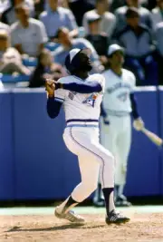 Alfredo Griffin Of The Toronto Blue Jays 1980 Baseball Photo 17