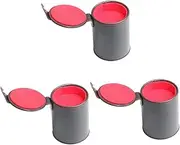 ifundom 3pcs Box Pp Material Dice Cup Dice Box Double Layered Game Cups for Ktv Bar Silent Dice Storage Cup Set