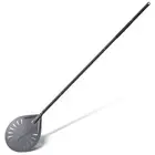 NUTUNI Aluminum Turning Pizza Peel, 9 Inch Pizza Peel, Round Pizza Peel with ...