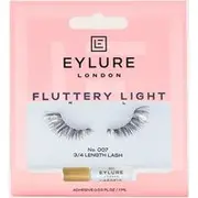 Eylure Fluttery Light 007 Accent Lashes, Black
