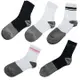 【KEROPPA】可諾帕竹碳運動型健康襪(男女適穿)x綜合5雙C90014-A