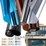 One Way Mirror Tint Window Film Privacy Protect UV Reflective Sun Block For Home