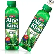 OKF Aloe Vera King Drink, Original, 16.9 Fluid Ounce (Pack of 12)