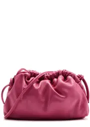 Mansur Gavriel Cloud Mini Leather Clutch - Pink ONE SIZE