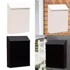 Wall mounted mailbox with lockable letterbox for