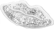 Mikinona Hot and Cold Compress Cooling Cooling Pads for under Eye Care Reusable Cooling Eye Mask Lip Care Device Cold Eye Mask Cold Compress Eye Patch Lip Masks Silver Pvc