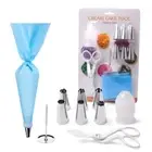10 Pcs Icing Piping Bags and Tip Set Cupcake Icing Tip Cake Decorating Kits