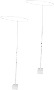iplusmile 2 Sets Crib Tent Net Stand Holder Clips for Easy Installation Versatile Canopy Racks for Beds and Outdoor Camping Support Rings for Secure Use