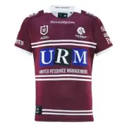 Manly Sea Eagles NRL 2025 Dynasty Home Jersey Sizes S-7XL!
