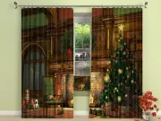3D Xmas Tree 421 Blockout Photo Curtain Print Curtains Drapes Fabric Window AU