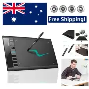 Creative 10x6 Digital Drawing Tablet with Hot Keys - Perfect for Graphic Artists