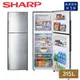 SHARP 夏普 315L 變頻雙門電冰箱 SJ-GX32-SL（配送+基本安裝） ※原廠公司貨