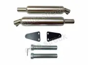 Fit For Royal Enfield GT & Interceptor 650 SS Exhaust Muffler Silencer TE201