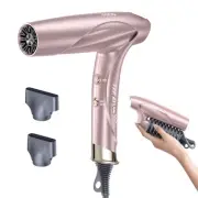 High Speed Ionic Hair Dryer with 1500W Brushless Motor High RPM Fast Drying P...