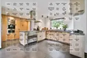 140 SMALL PANTRY / KITCHEN LABELS ON TRANSPARENT BACKGROUND EACK LABEL 4x3cm