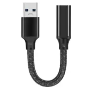 USB to TypeC Adapter Cable USB3.2 to UsbC Female 10Gb High-speed Extension Cord